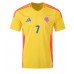 Echipament fotbal Columbia Luis Diaz #7 Tricou Acasa Copa America 2024 maneca scurta